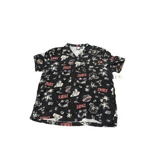 New Scarface Button Down Shirt Tony Montana Al Pacino All Over Mens Sz Xxl